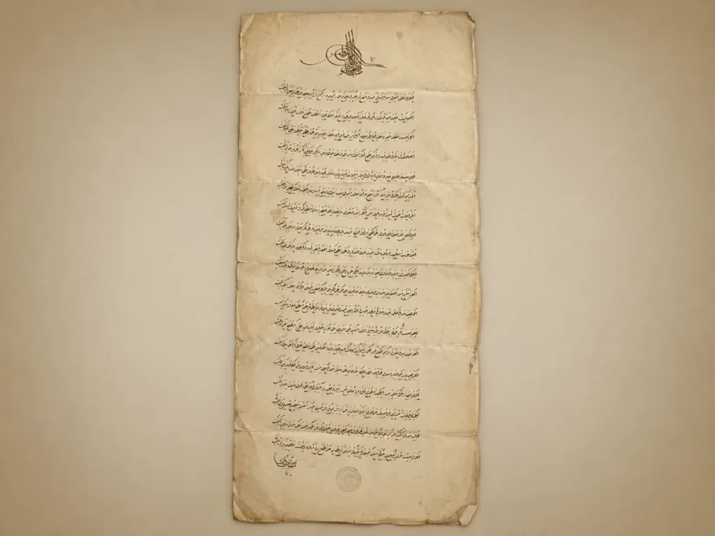 Long-form Ottoman archival document